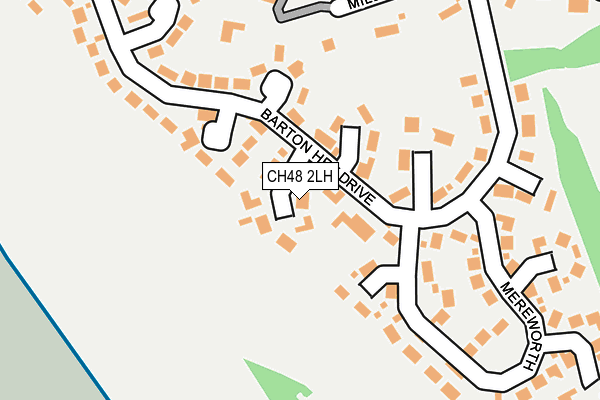 CH48 2LH map - OS OpenMap – Local (Ordnance Survey)
