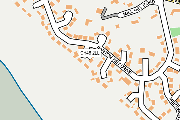 CH48 2LL map - OS OpenMap – Local (Ordnance Survey)