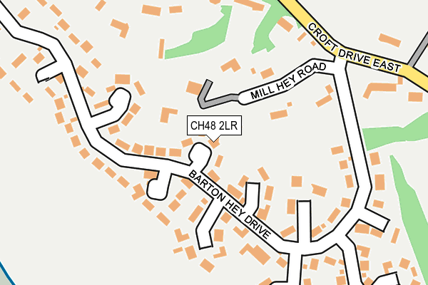 CH48 2LR map - OS OpenMap – Local (Ordnance Survey)