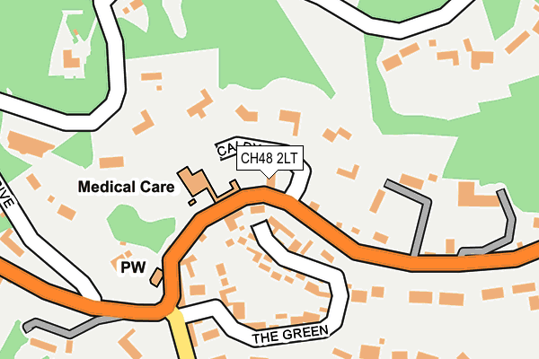 CH48 2LT map - OS OpenMap – Local (Ordnance Survey)