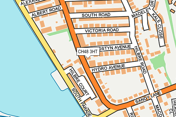 CH48 3HT map - OS OpenMap – Local (Ordnance Survey)