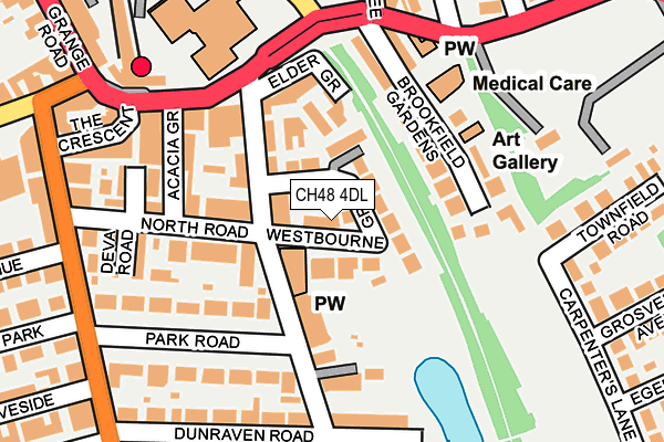 Map of WESTBOURNE TAX SERVICES LTD at local scale