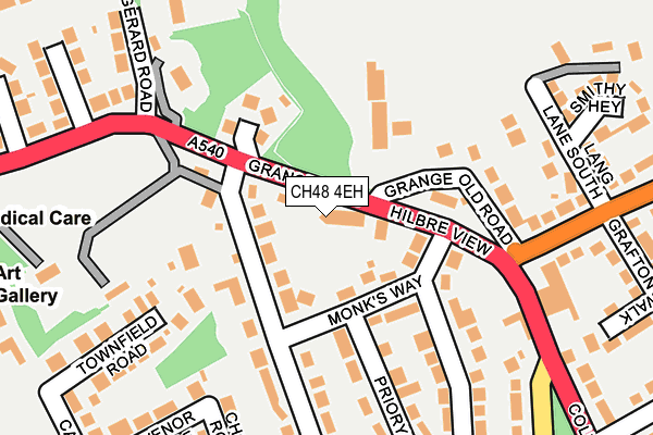 CH48 4EH map - OS OpenMap – Local (Ordnance Survey)