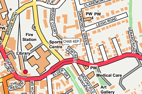 CH48 4EP map - OS OpenMap – Local (Ordnance Survey)