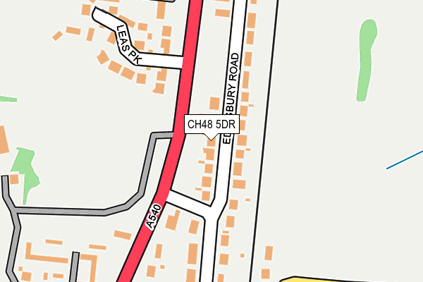 CH48 5DR map - OS OpenMap – Local (Ordnance Survey)