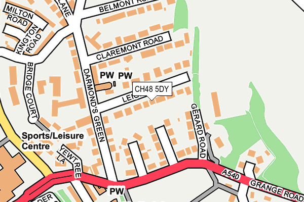 CH48 5DY map - OS OpenMap – Local (Ordnance Survey)