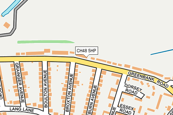 CH48 5HP map - OS OpenMap – Local (Ordnance Survey)