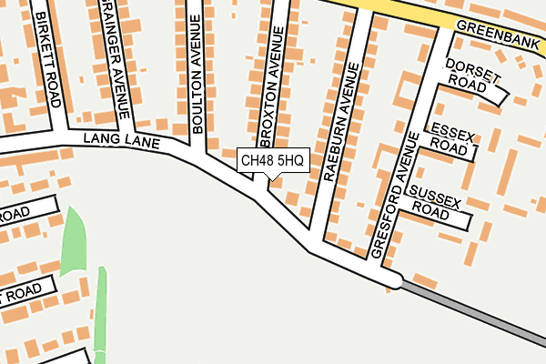 CH48 5HQ map - OS OpenMap – Local (Ordnance Survey)