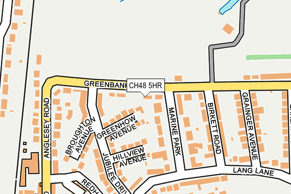 CH48 5HR map - OS OpenMap – Local (Ordnance Survey)