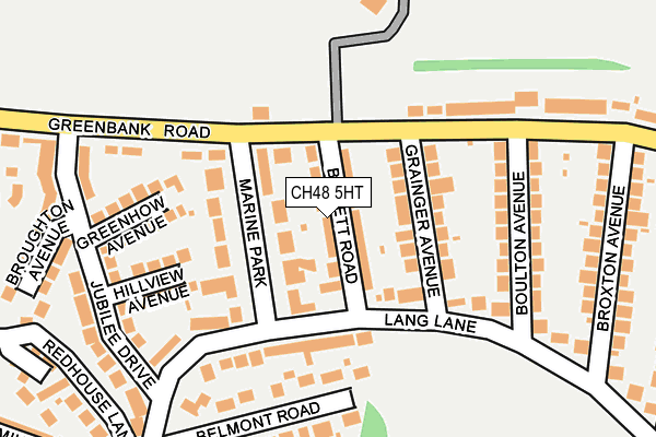 CH48 5HT map - OS OpenMap – Local (Ordnance Survey)