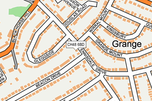 CH48 6BD map - OS OpenMap – Local (Ordnance Survey)