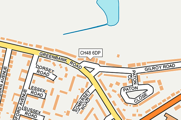 CH48 6DP map - OS OpenMap – Local (Ordnance Survey)
