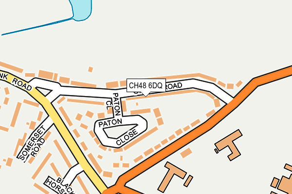 CH48 6DQ map - OS OpenMap – Local (Ordnance Survey)