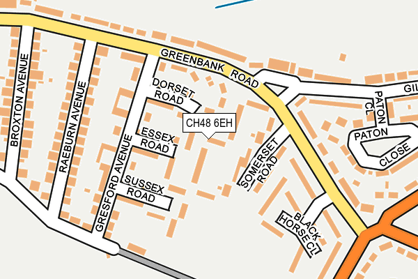 CH48 6EH map - OS OpenMap – Local (Ordnance Survey)