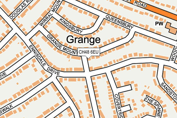 CH48 6EU map - OS OpenMap – Local (Ordnance Survey)