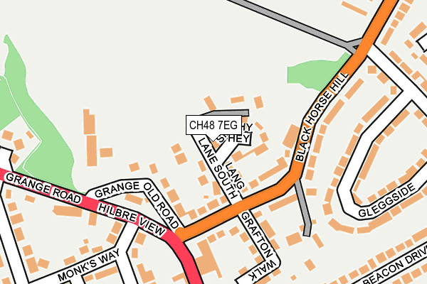 CH48 7EG map - OS OpenMap – Local (Ordnance Survey)