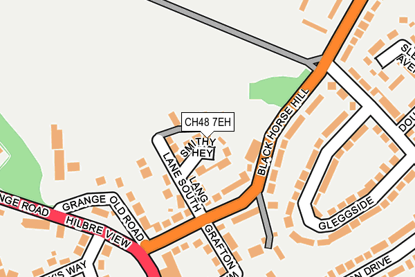 CH48 7EH map - OS OpenMap – Local (Ordnance Survey)