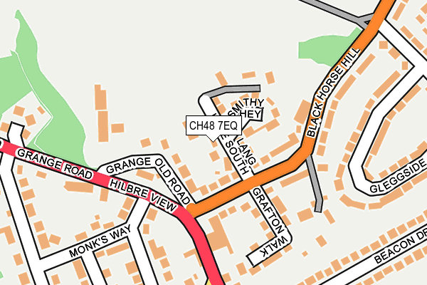 CH48 7EQ map - OS OpenMap – Local (Ordnance Survey)
