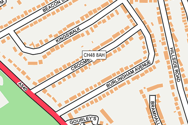 Map of HILBRE HOUSING LIMITED at local scale
