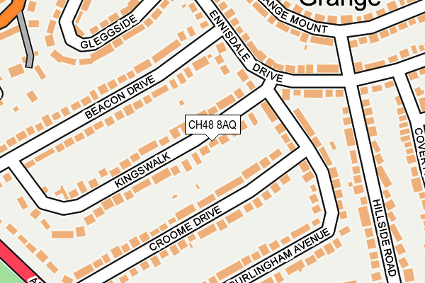 CH48 8AQ map - OS OpenMap – Local (Ordnance Survey)