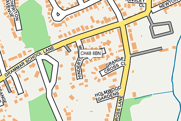 CH48 8BN map - OS OpenMap – Local (Ordnance Survey)