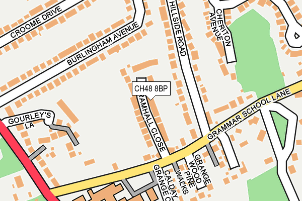 CH48 8BP map - OS OpenMap – Local (Ordnance Survey)