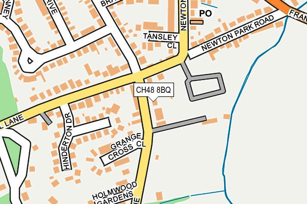 CH48 8BQ map - OS OpenMap – Local (Ordnance Survey)