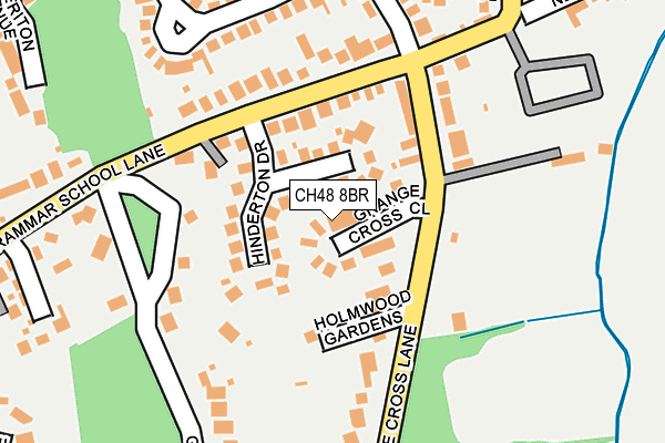 CH48 8BR map - OS OpenMap – Local (Ordnance Survey)