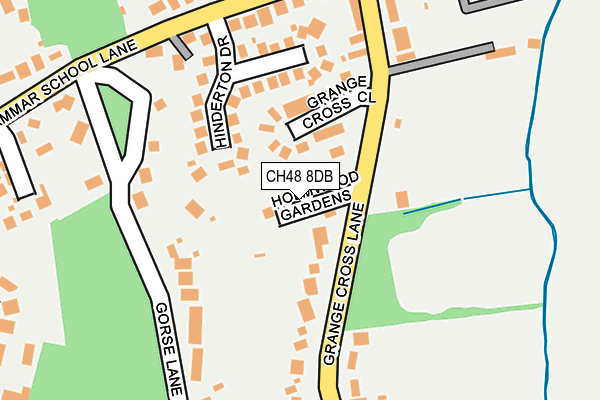 CH48 8DB map - OS OpenMap – Local (Ordnance Survey)