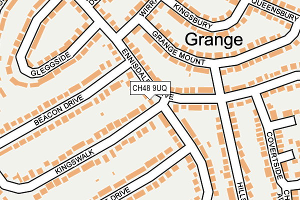 CH48 9UQ map - OS OpenMap – Local (Ordnance Survey)