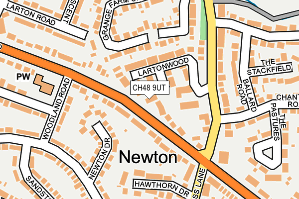 CH48 9UT map - OS OpenMap – Local (Ordnance Survey)