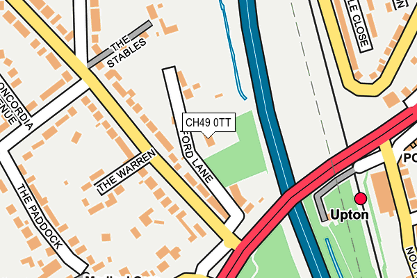 CH49 0TT map - OS OpenMap – Local (Ordnance Survey)