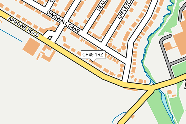 Map of RHYS CROOK LTD. at local scale