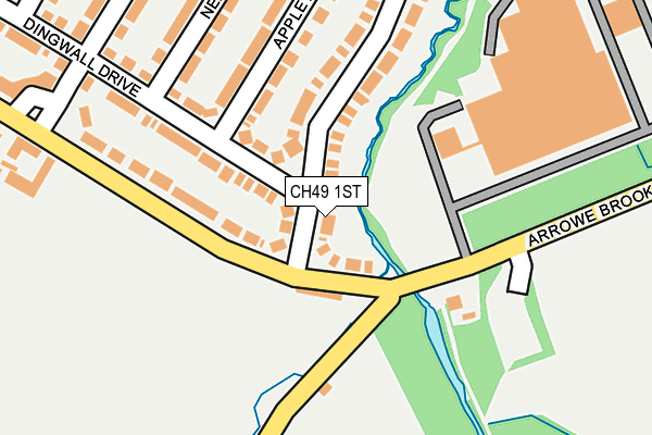 CH49 1ST map - OS OpenMap – Local (Ordnance Survey)
