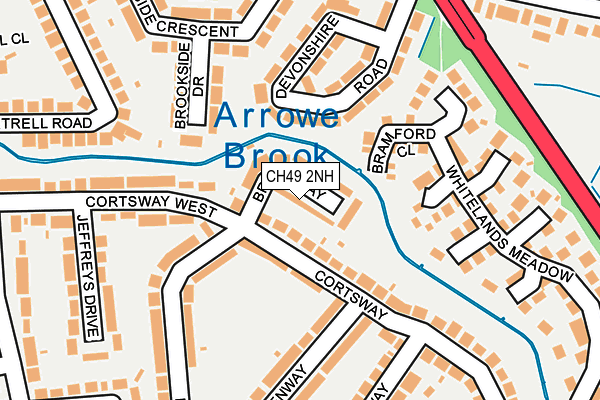 CH49 2NH map - OS OpenMap – Local (Ordnance Survey)