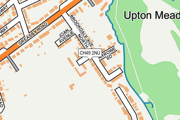 CH49 2NU map - OS OpenMap – Local (Ordnance Survey)