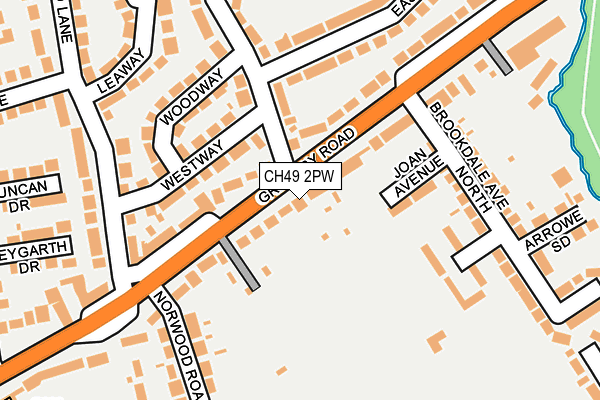 Map of WOOLLEY HOMES LTD at local scale