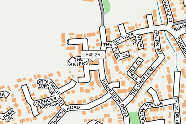 CH49 2RD map - OS OpenMap – Local (Ordnance Survey)