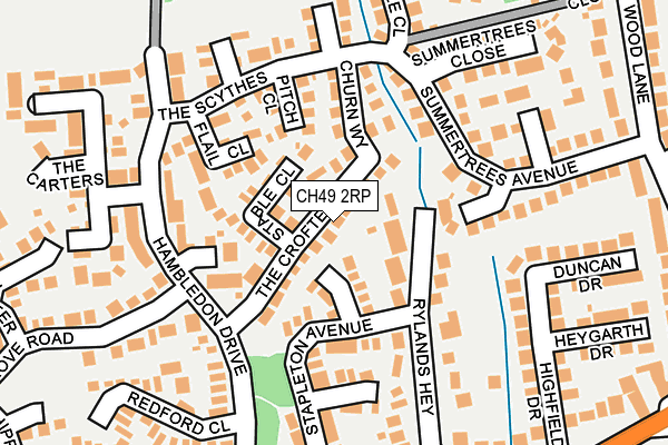 CH49 2RP map - OS OpenMap – Local (Ordnance Survey)