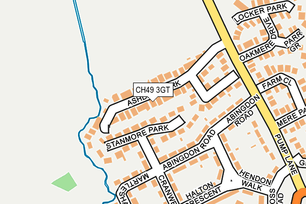 CH49 3GT map - OS OpenMap – Local (Ordnance Survey)