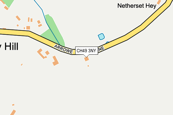 CH49 3NY map - OS OpenMap – Local (Ordnance Survey)