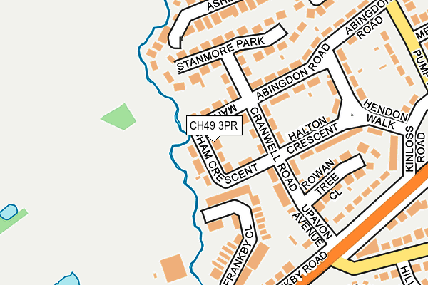 CH49 3PR map - OS OpenMap – Local (Ordnance Survey)