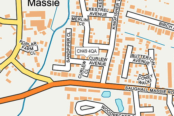 CH49 4QA map - OS OpenMap – Local (Ordnance Survey)