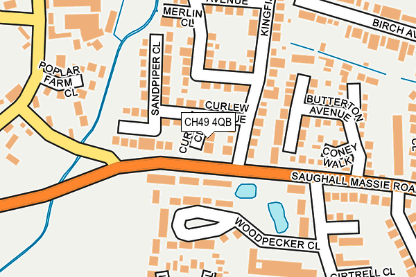 CH49 4QB map - OS OpenMap – Local (Ordnance Survey)