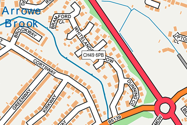 CH49 6PB map - OS OpenMap – Local (Ordnance Survey)