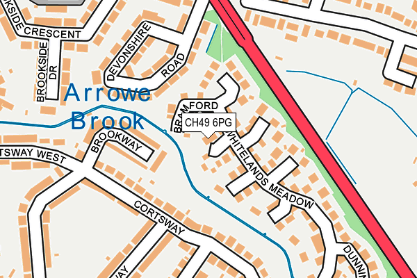 CH49 6PG map - OS OpenMap – Local (Ordnance Survey)