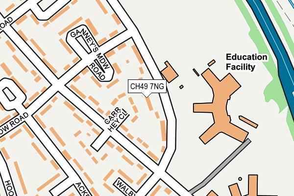 CH49 7NG map - OS OpenMap – Local (Ordnance Survey)