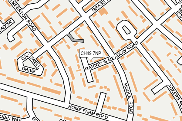 CH49 7NP map - OS OpenMap – Local (Ordnance Survey)