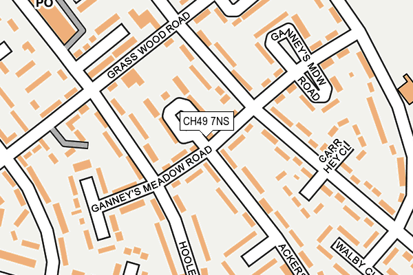 CH49 7NS map - OS OpenMap – Local (Ordnance Survey)