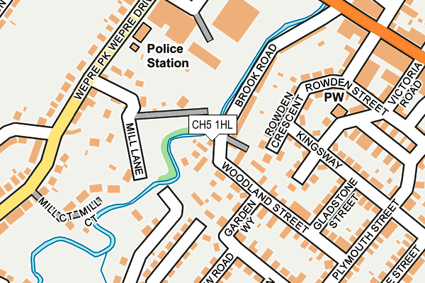 CH5 1HL map - OS OpenMap – Local (Ordnance Survey)